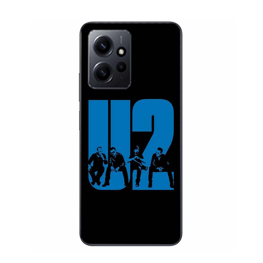 Band U2 Phone Case For Redmi Note 14 15 Pro 5G 13 12 Pro Plus 11 11T 11E 11S 10 Pro 10S 9 9S Cover Cell Clear TPU Capa Compatibl