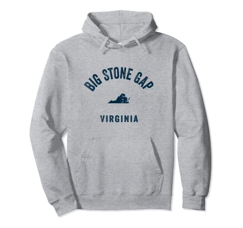 

Big Stone Gap Virginia VA Vintage 70s Sports Navy Print Hoodie
