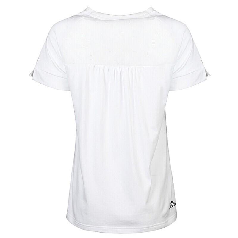 Adidas Comfortable Breathable Round Neck Short Sleeve T-Shirt Women Tops White DT8327