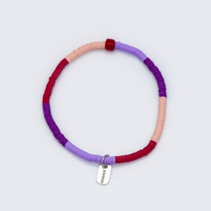 BONBEAU Milky Polymer Clay Color Mix Bracelet