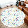 1PC Koala Leaves Round Chair mat Area Rug - Non-Slip, Floor Mat for Office, Bedroom, and Indoor Decor -Gift D1127177
