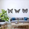 New Metal Butterfly Hollow Wall Decoration - Creative Iron Ornament | Stylish Home & Outdoor Pendant Art | Elegant Metal Craft