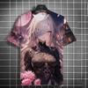 Summer Fashion Anime Girl 3D Print T-Shirts Streetwear Men Casual Oversized O-Neck Short Sleeved Tees Tops Clothing