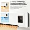 Ventilatore Condizionatore d'Aria Elettrico Montaggio a Parete Facile Temperatura Timer Riscaldamento e Raffreddamento Ventilatore Stufetta Ventilatore con Telecomando