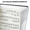 High Capacity Sheet Music Organizers Piano Music Sheet Folder With Removable Pages for Musicians And Students