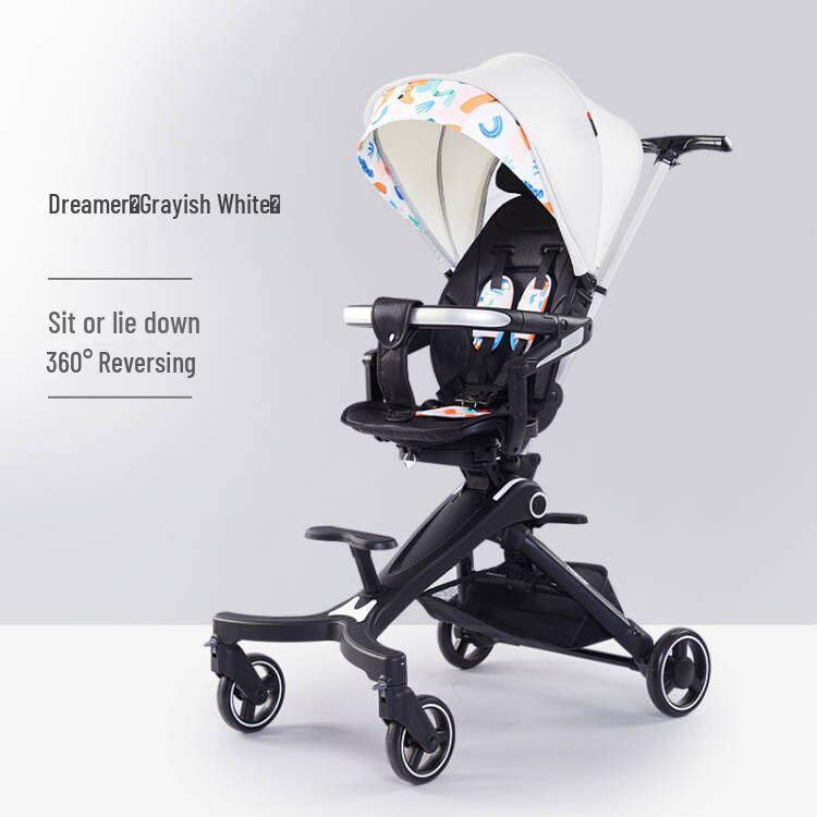 

Haobao High Landscape Portable Folding Baby Stroller - Lightweight, Sit & Lie Options