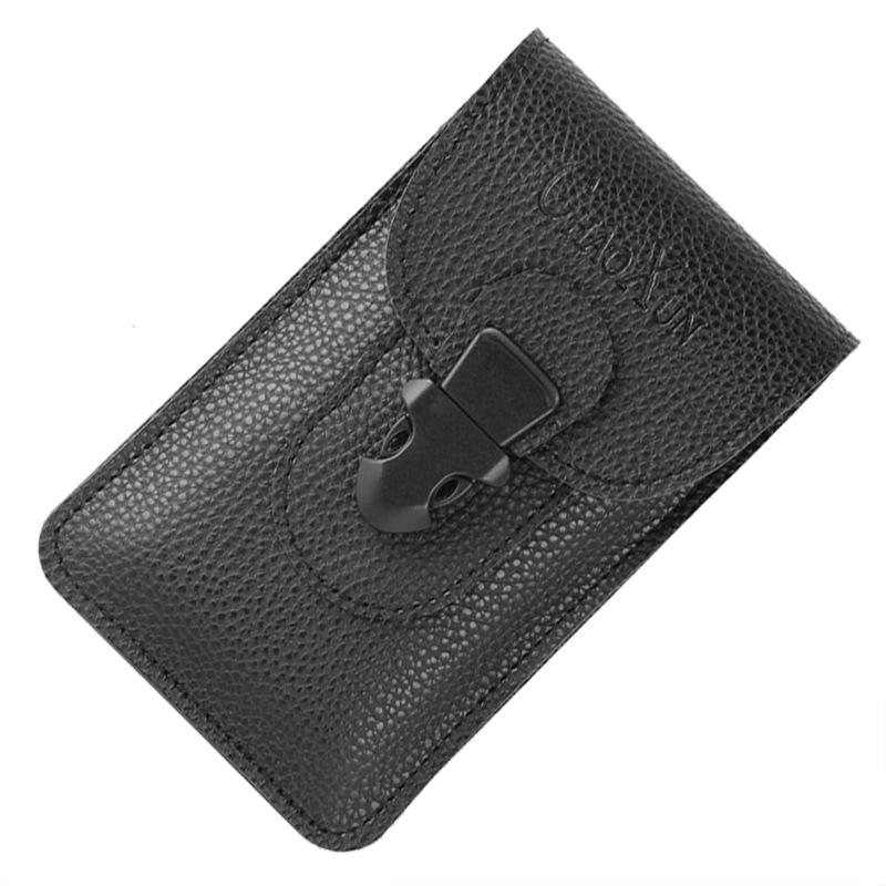 

Мужская поясная сумка для мобильного телефона, многофункциональный 7-дюймовый ремень для ношения, подвесной пояс для занятий спортом на открытом воздухе чёрный