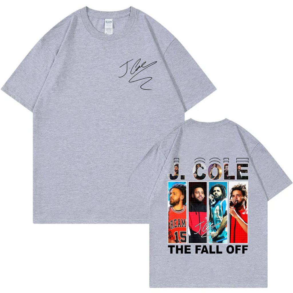 Rapper J Cole Graphic T Shirts The Fall Off Tour 2026 Merch Tshirt Men Women Clothing High Quality Fashion Short Sleeve T Shirt