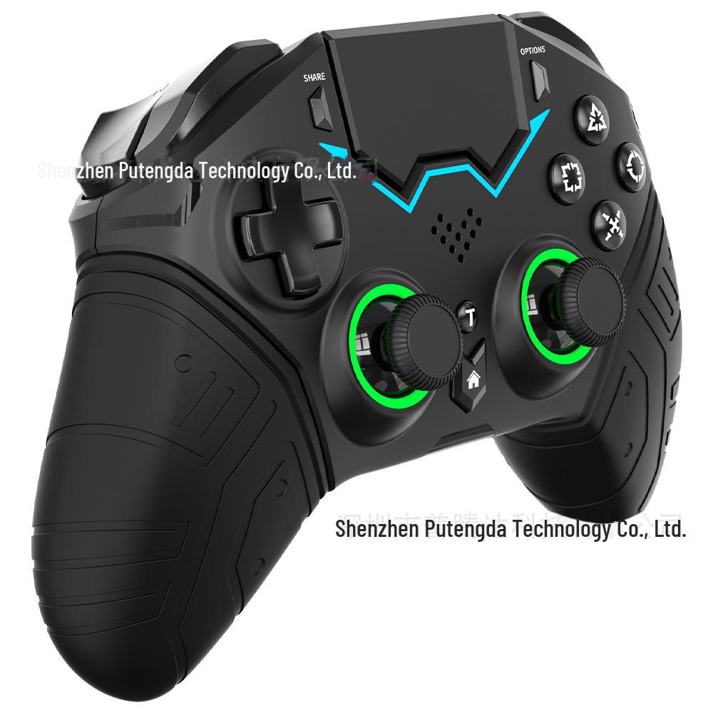Silicone Grip RGB Six-Axis Somatosensory Touch Controller for PS4 & Mobile