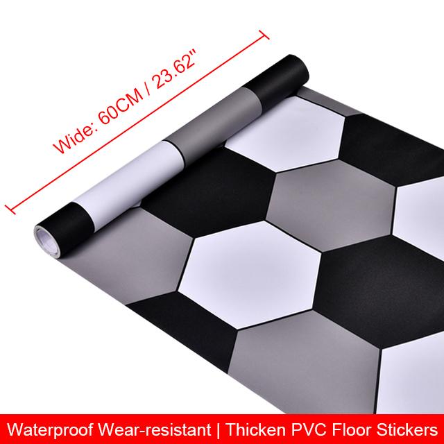 5M PVC Waterproof Floor Sticker Self-adhesive Thicken Wall Sticker Non-slip Wear-resistant Kitchen Wall Oil-proof Stickers
