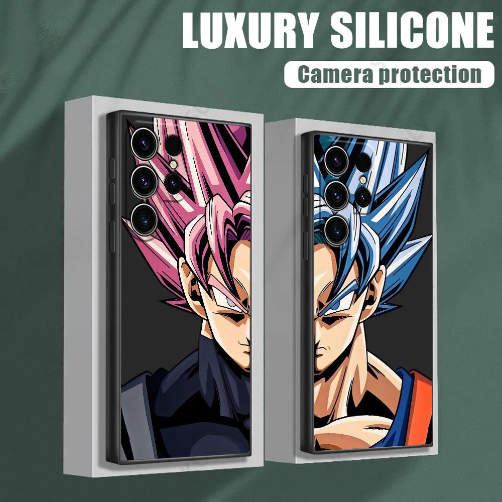 Super Saiyans Rosé Blue Goku Black God Phone Case For Samsung Galaxy S26 Ultra S25 FE S24 S23 S21 Ultra S20 FE S22 Plus 5G Cover