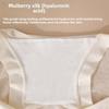 Ladies Summer Fashion Simple Letter Breathable Ice Silk Breathable Mid Waist Flat Angle Briefs