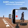 Mini 2 Wireless Lavalier Microphone for Type‑C IPhone No Case, AI Noise Cancel for Vlogging Live Stream Interview Recording Anti-interference Strong