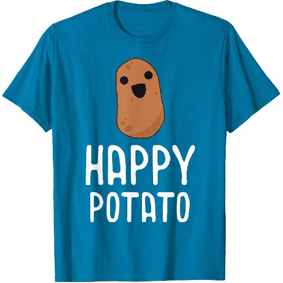 Happy Potato - Kawaii Potato Shirt, Funny Gift Vegetable T-Shirt