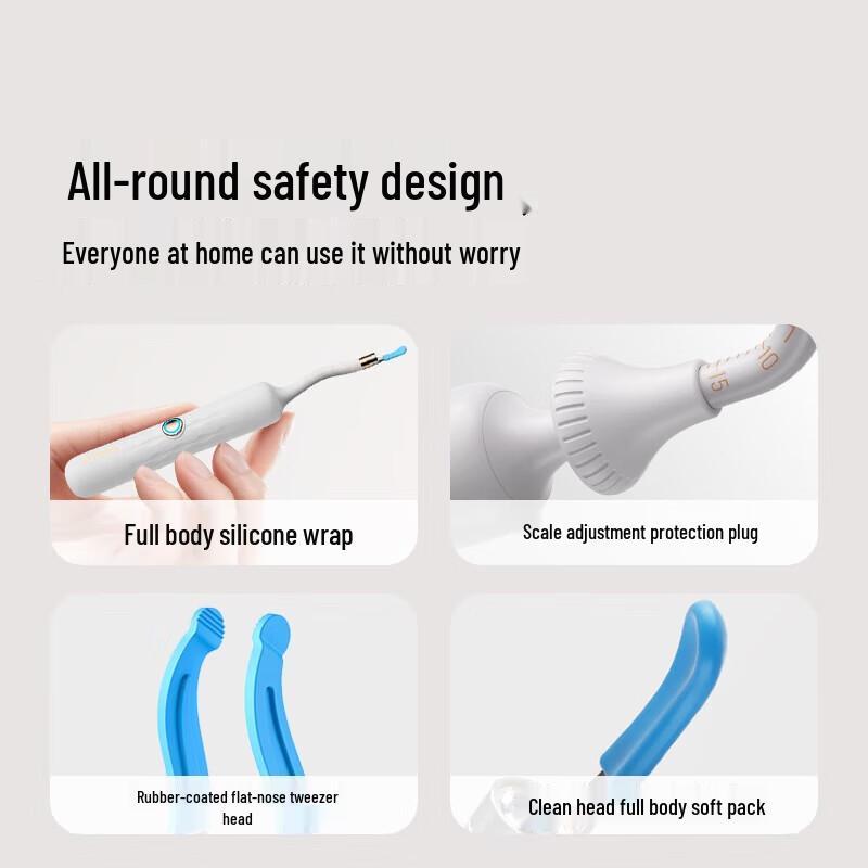 BEBIRD Snake-Shaped Visual Ear Pick Kit with Tweezers