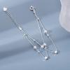 Original 925 Silver Stars Bead Bracelets for Women Korean Adjustable Charm Lucky Bead Bracelet Luxury Party Jewelry