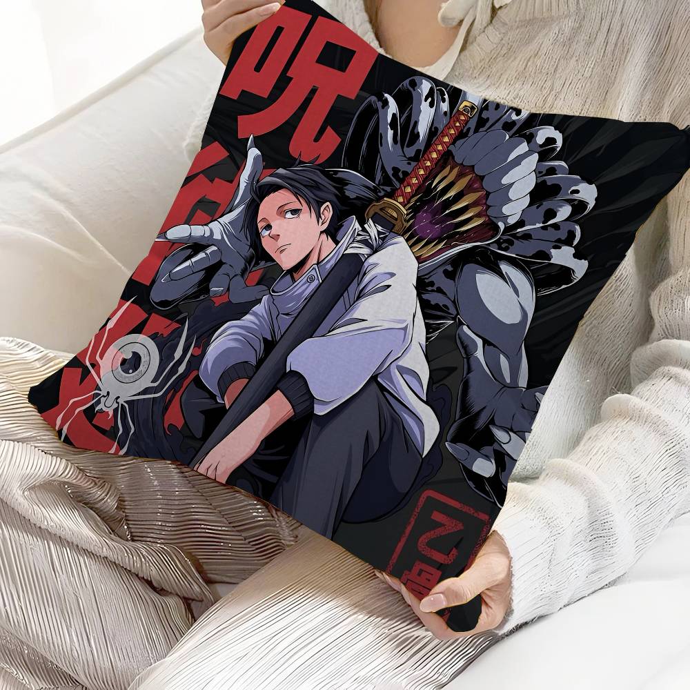 Jujutsu Kaisen Anime Kissenbezug Kissenbezug Polsterung Sofa Dekokissen Heimdekor Kissenbezug