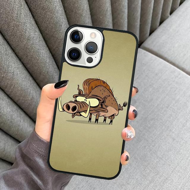 Wild Boar Phone Case For iPhone 17 Air 16 16e 15 14 Plus 11 12 13 Pro Max Soft Bumper Shell Cover Coque