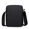 Men's Black Nylon Crossbody Bag Multi-Zipper Pockets for Daily Commute Work Travel Durable Lightweight Versatile Bag
