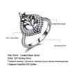Umcho Dámský prsten se spinely K výročí Narozeniny Valentýn Šperky Dárky pro ženy Manželku ji Dívky