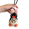 Genuine Penguin Family Bag Charm - Autumn/Winter Series Plush Toy Keychain