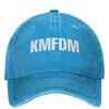 KMFDM Casual Baseball Cap Summer Trucker Hat Breathable Running Hippie Snapback Cap Couple Women Fashion Baseball Caps