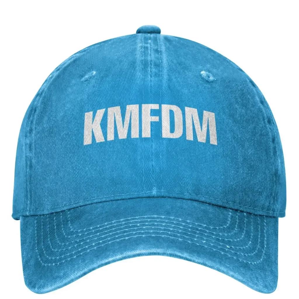 KMFDM Casual Baseball Cap Summer Trucker Hat Breathable Running Hippie Snapback Cap Couple Women Fashion Baseball Caps