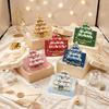 No-Assembly 3D Christmas Greeting Cards, 12 Decorated Tree Cards with Matching Envelopes and Seals for Seasonal Presenting or Mailing