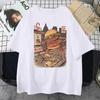 Funny Catzilla Japan Cat Kitten Lover Men T Shirt Male Casual Tees Summer Hombre Oversized Tee Harajuku Shirt Men Clothing