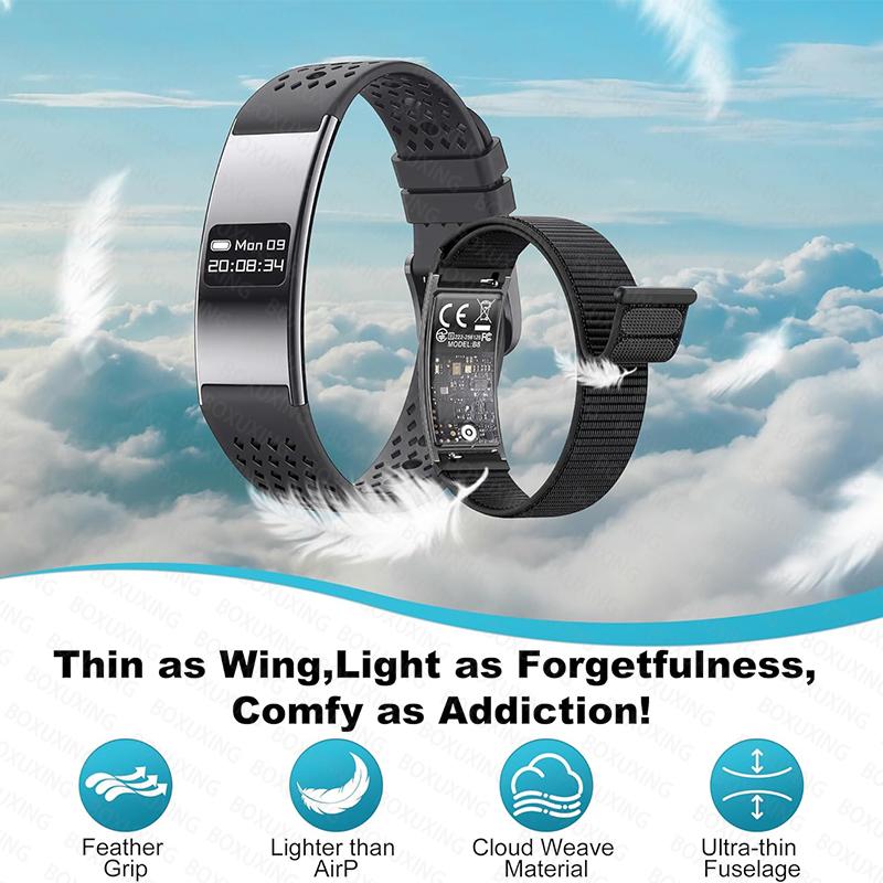 New 2.8mm Ultra Thin Long Battery Life Smart Bracelet IPX8 Waterproof Sport Bracelet Health Monitor Men Women Smart Watch