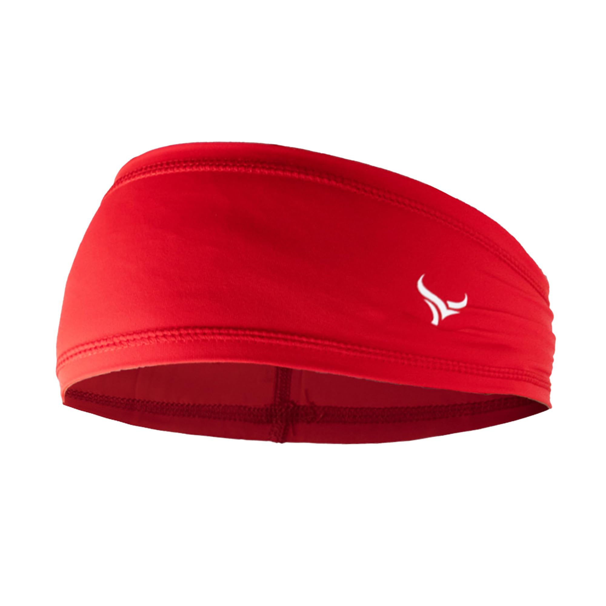 

FLEEK Skull Wrap Crimson Red Sports Headband for American and Basketball Unisex Elastic Red 2.0 Football, Running, Yoga, - Hairband,