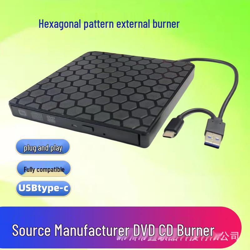 

High-Speed USB 3.0 External CD/DVD Drive for Laptop/Desktop