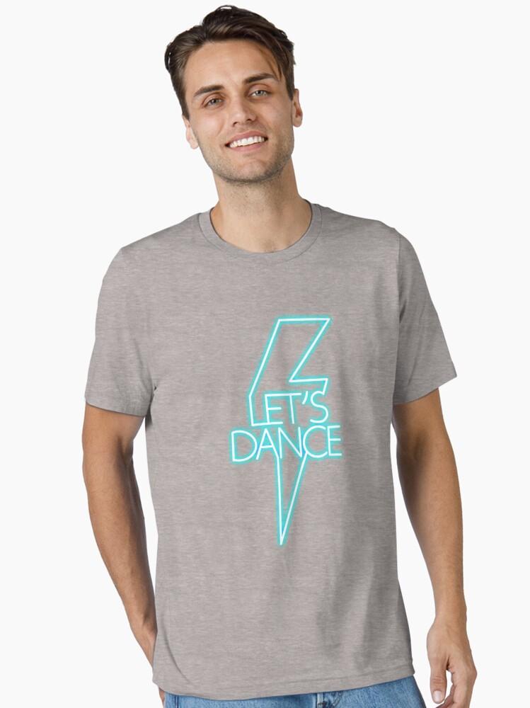 David Bowie Lets Dance Bolt Blue Essential T-Shirt