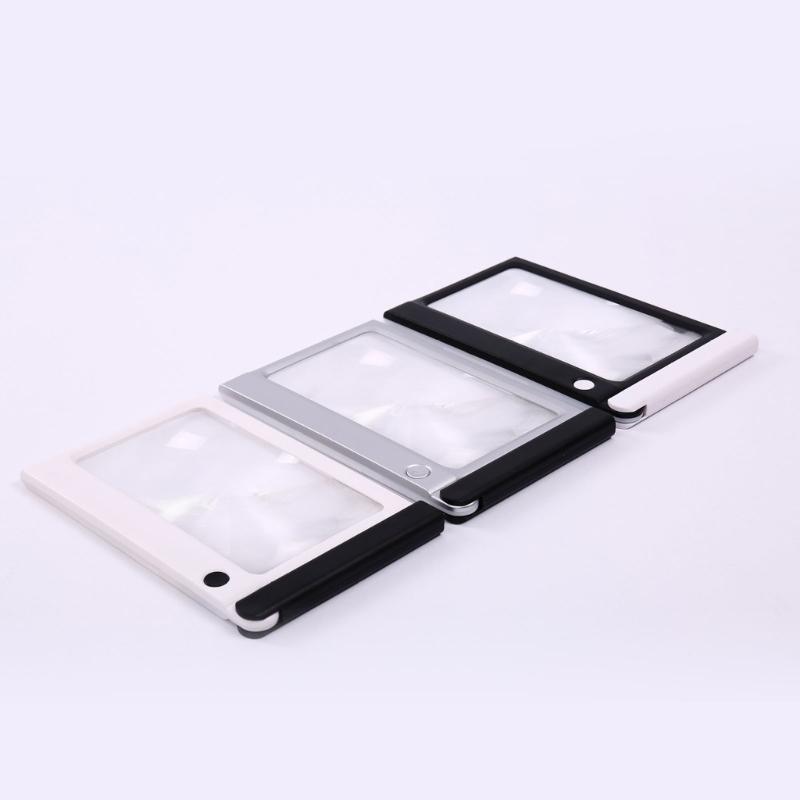 Handheld Magnifier with Bright LED Light Large Viewing Area Reading Aid with Light for Macular Degeneration Support