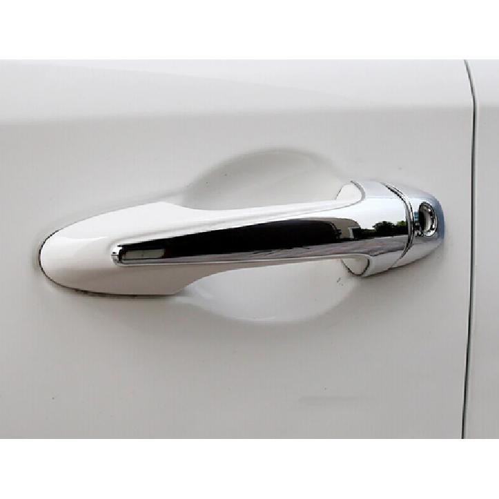 ABS Chrome Door Handle Side Lid Frame Cover Trim For 2013-2018 Toyota RAV4 8pcs
