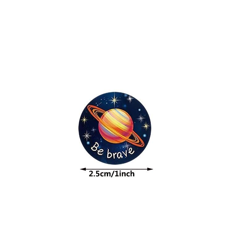 500pcs Solar System Reward Stickers Realistic Planet Outer Space with Astronauts, Comet, The Moon School