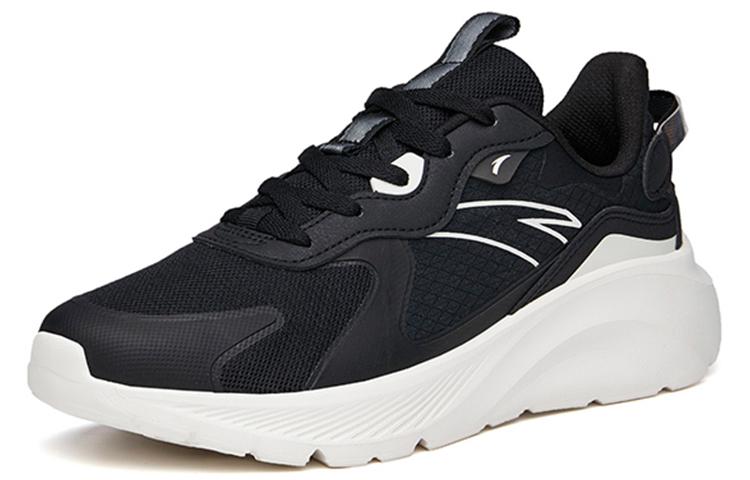 Men's Sneakers Anta Slip Resistant, Abrasion Resistant, Breathable Low top Training Shoes Men's Black White
