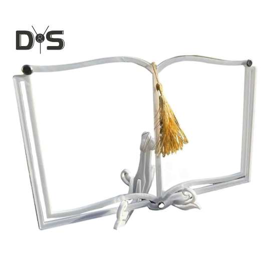 Clear Acrylic Shadow Box Digital Book Display Case Desktop Book Shelf Magazine Display Stand Book Lover Gift for Decoration Organizer