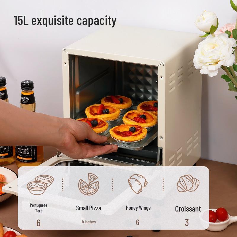 15L Large Capacity Multifunctional Electric Countertop Oven for Baking