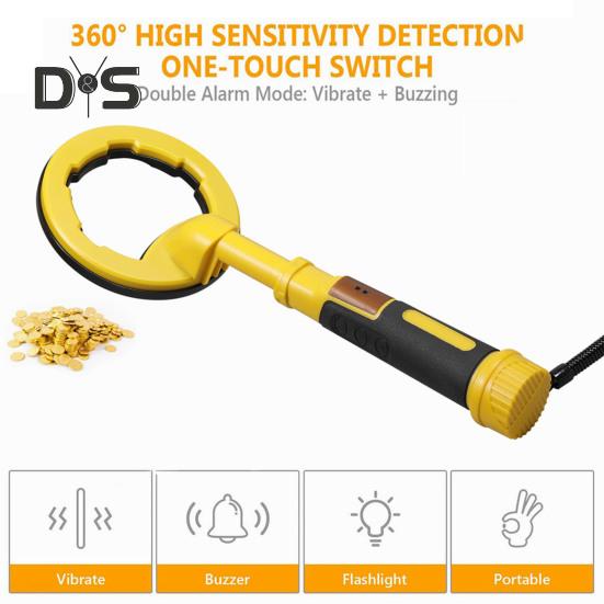 Multifunctional Handheld Underwater Metal Detector IP68 Waterproof Portable Pulse Pinpointer Induction Metal Detector