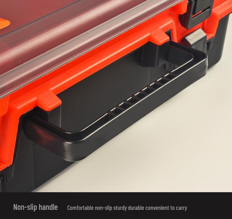Large Double-Layer Portable Lure and Tool Box: Multifunctional Fishing Gear and Accessories Storage