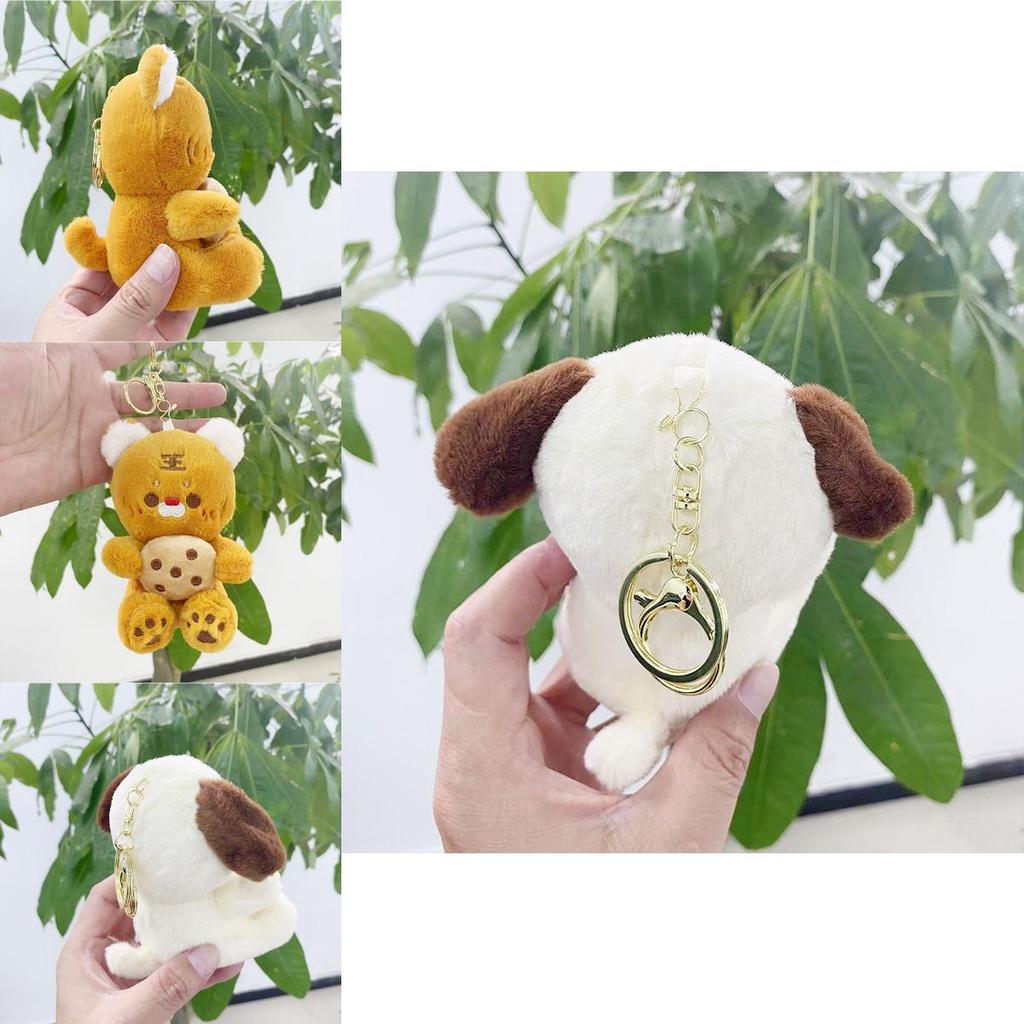 Adorable Plush Cookie Bear Keychain And Bag Charm Soft Toy For Kids And Adults