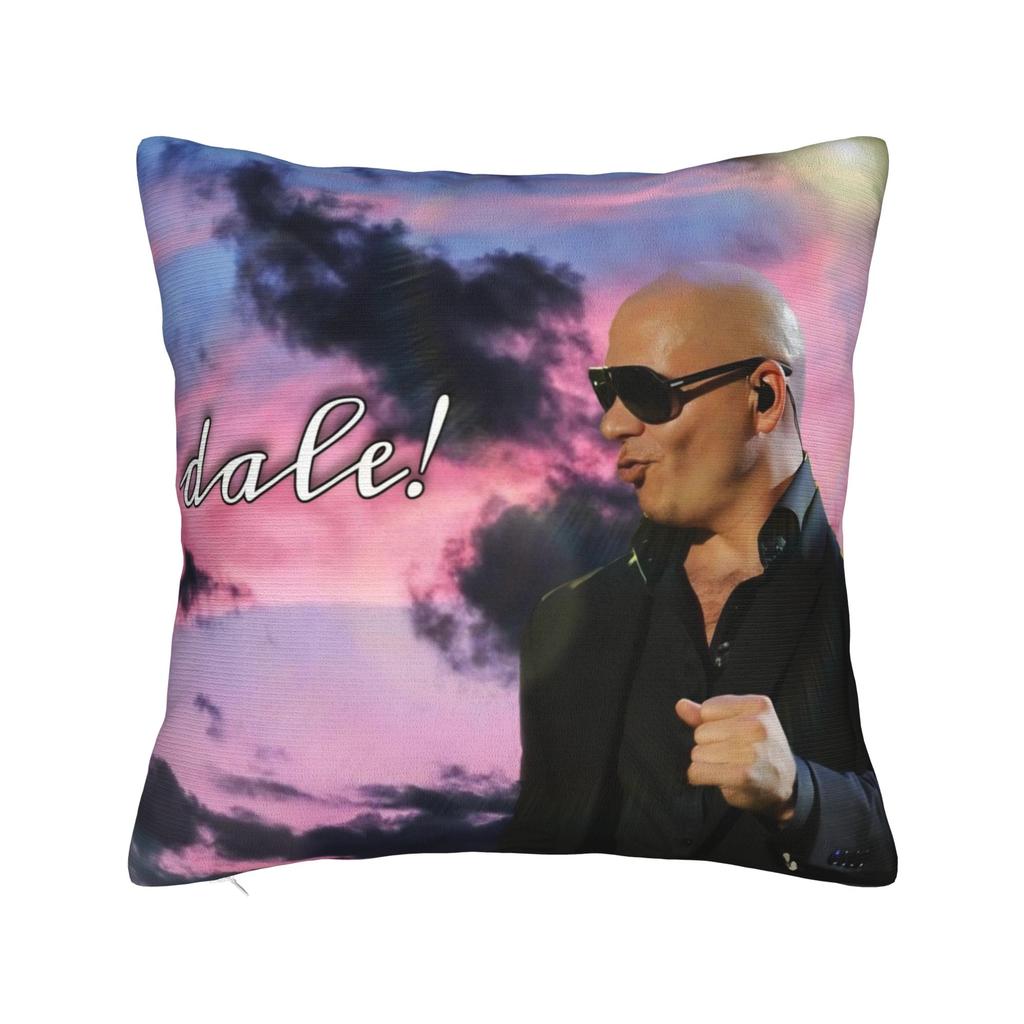 Decorative Pillow Covers Pitbull Mr Worldwide Tour Merch Home Throw Pillow Case Cover Square MultiSize
