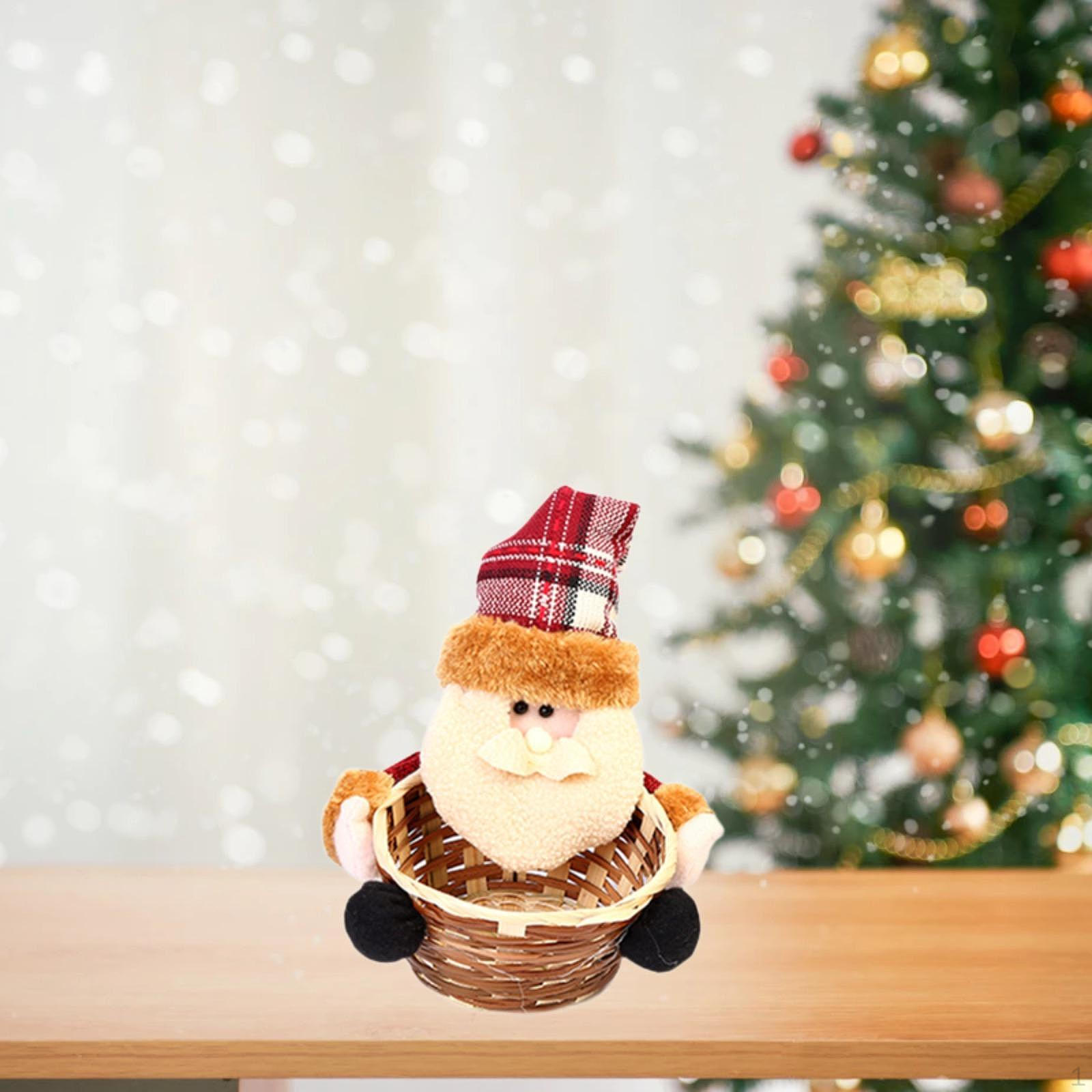 

Christmas Storage Basket Candy Box,Cartoon,Christmas Ornament Home Decor Crafts for A