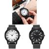 Classic Quartz Watch For Men With Silicone Strap Business Style Nonwaterproof Watch For Office Use