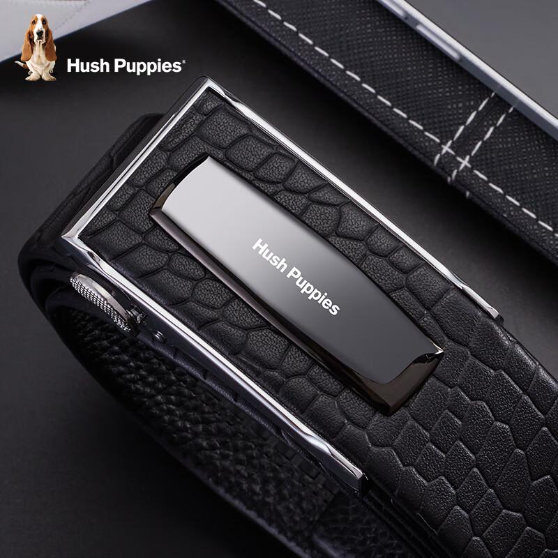 Мужской кожаный ремень Hush Puppies с автоматической пряжкой 110cm