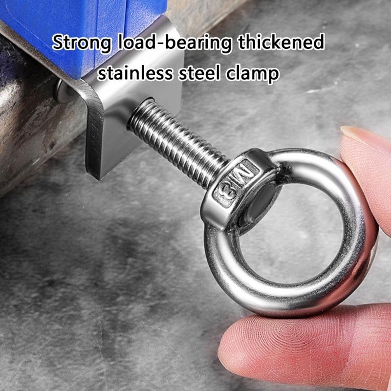 3Pcs Cable Pulley Corrosion Resistant Steel Frame Easy Screw Attachment Rollers Ideal for Straight or Corner Alignment