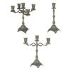 Tapered Candle Holder Farmhouse Decoration Zinc Alloy Church Home Candelabrum for Christmas Party Wedding Kitchen Counter Hotel