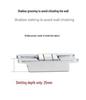 Adjustable 180° Concealed Door Hinges for Inward/Outward Opening Wooden Doors