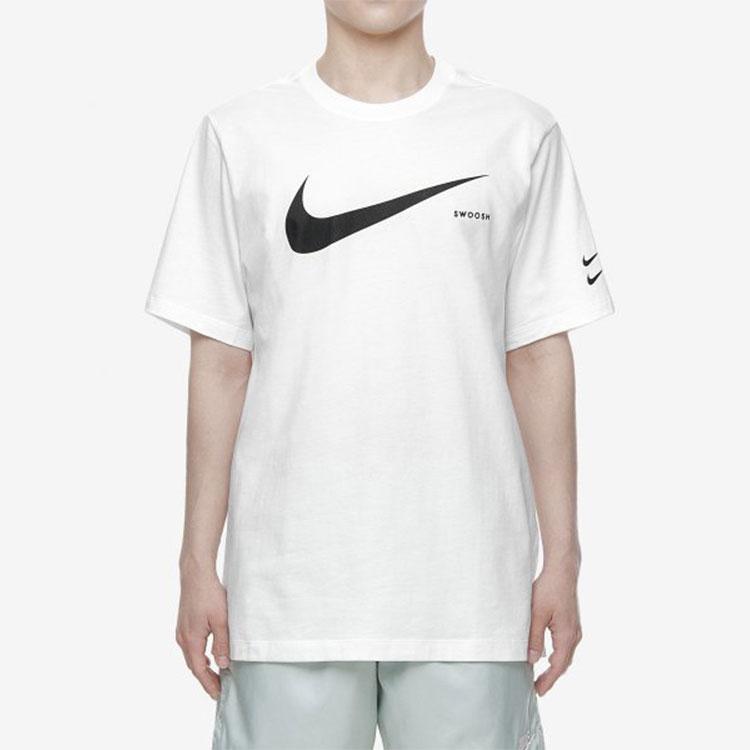 Nike Double Swoosh Short Sleeve T-Shirt Men Tops White CK2252-100